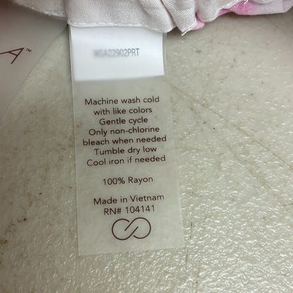 Calia Womens 3.5 in High Rise Cover Up Short Watercolor Plaid Pink WSA22902PRT