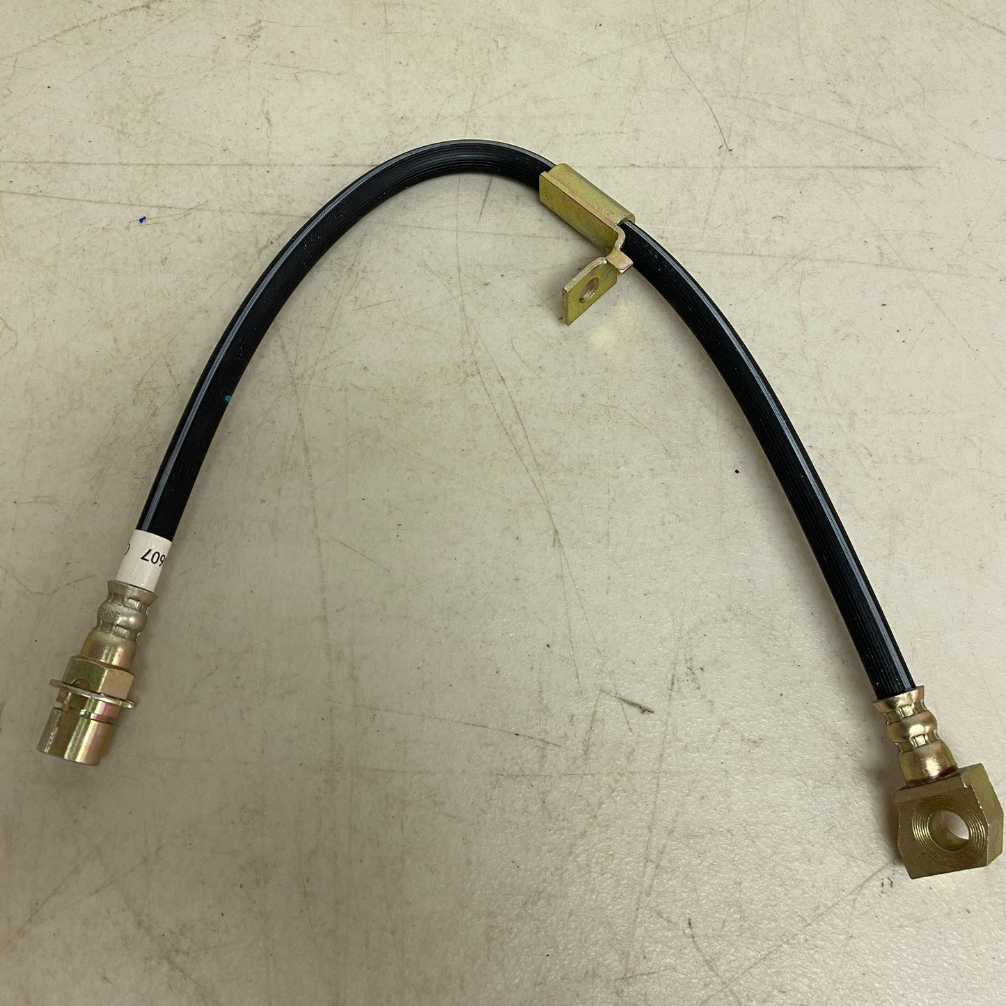 CARQUEST Brake Hydraulic Hose Assembly Black EPDM Rubber Model BHA38607