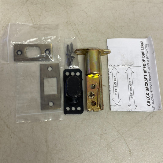 Signature Hardware Deadbolt Latch Set Antique Brass 2-3/4" Backset
