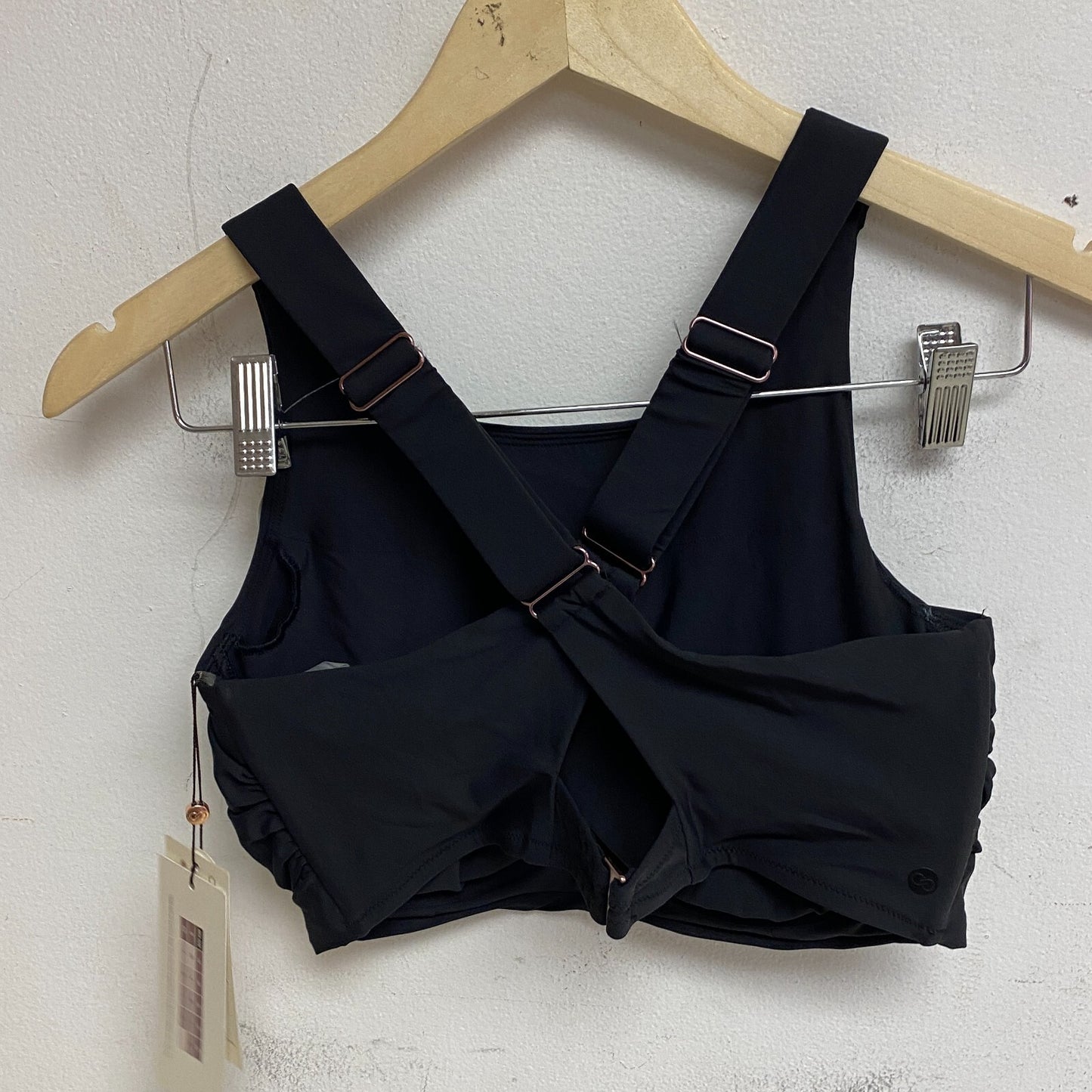 Calia Women's Slims & Smooths High Rise Power Sculpt Racerback Top Pure Black