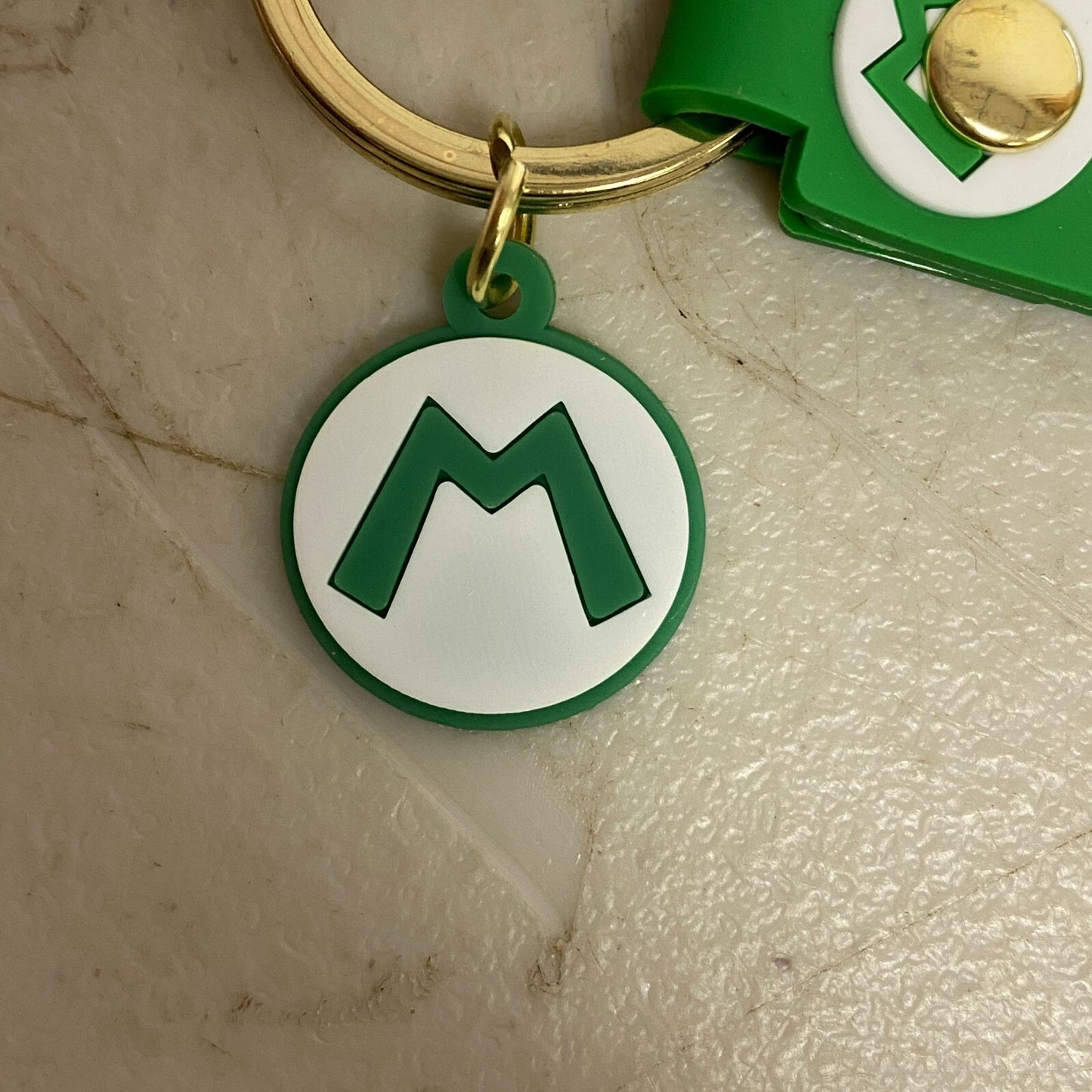 Assorted Silicone Mario Bros Keychain With Luigi Accessory