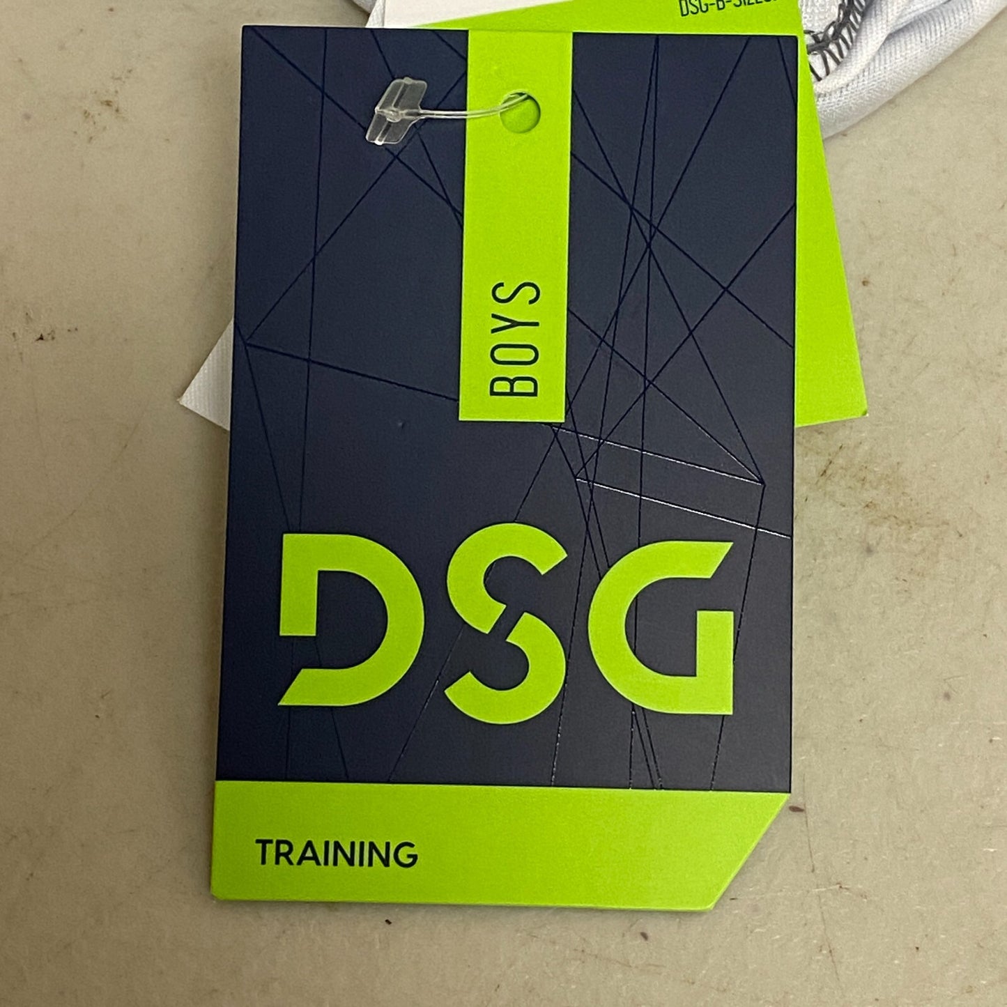 DSG Boys' Knit Training Shorts Athletic Fit Multi Tagger Pure White DAB13103PRT