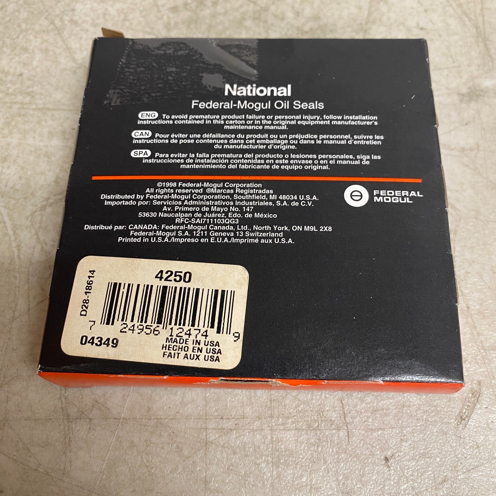 National 4250 Front Inner Wheel Seal for Ford F-150 F-250 Bronco Dodge Ram