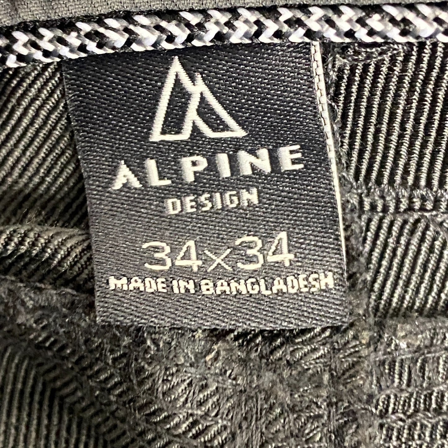 Alpine Design Men's M AD Trailhead Tech Modern Fit Pant 34x34 Asphalt ADM20900