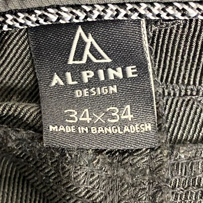 Alpine Design Men's M AD Trailhead Tech Modern Fit Pant 34x34 Asphalt ADM20900