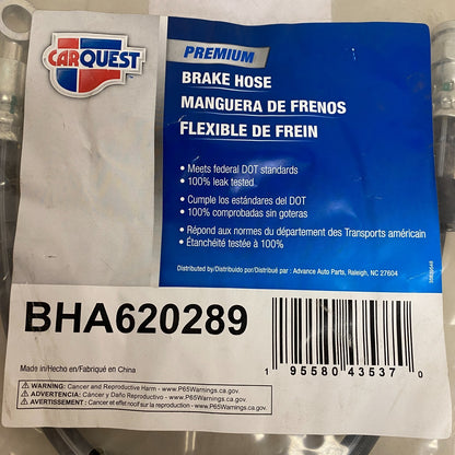 CARQUEST Brake Hydraulic Hose Black 17.38″ BHA620289
