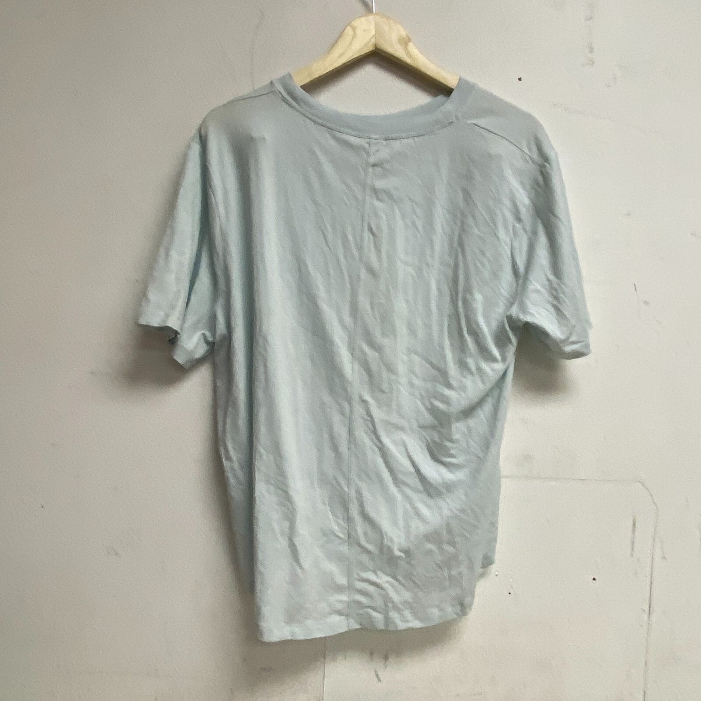 Calia Women Everyday Relaxed Tee Light Blue Short Sleeve Solid WAX11251