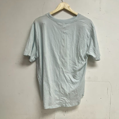 Calia Women Everyday Relaxed Tee Light Blue Short Sleeve Solid WAX11251