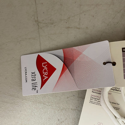 CALIA WOMENS Top BANDEAU TANKINI CLOUD COVER White WSA23304 Brand New!