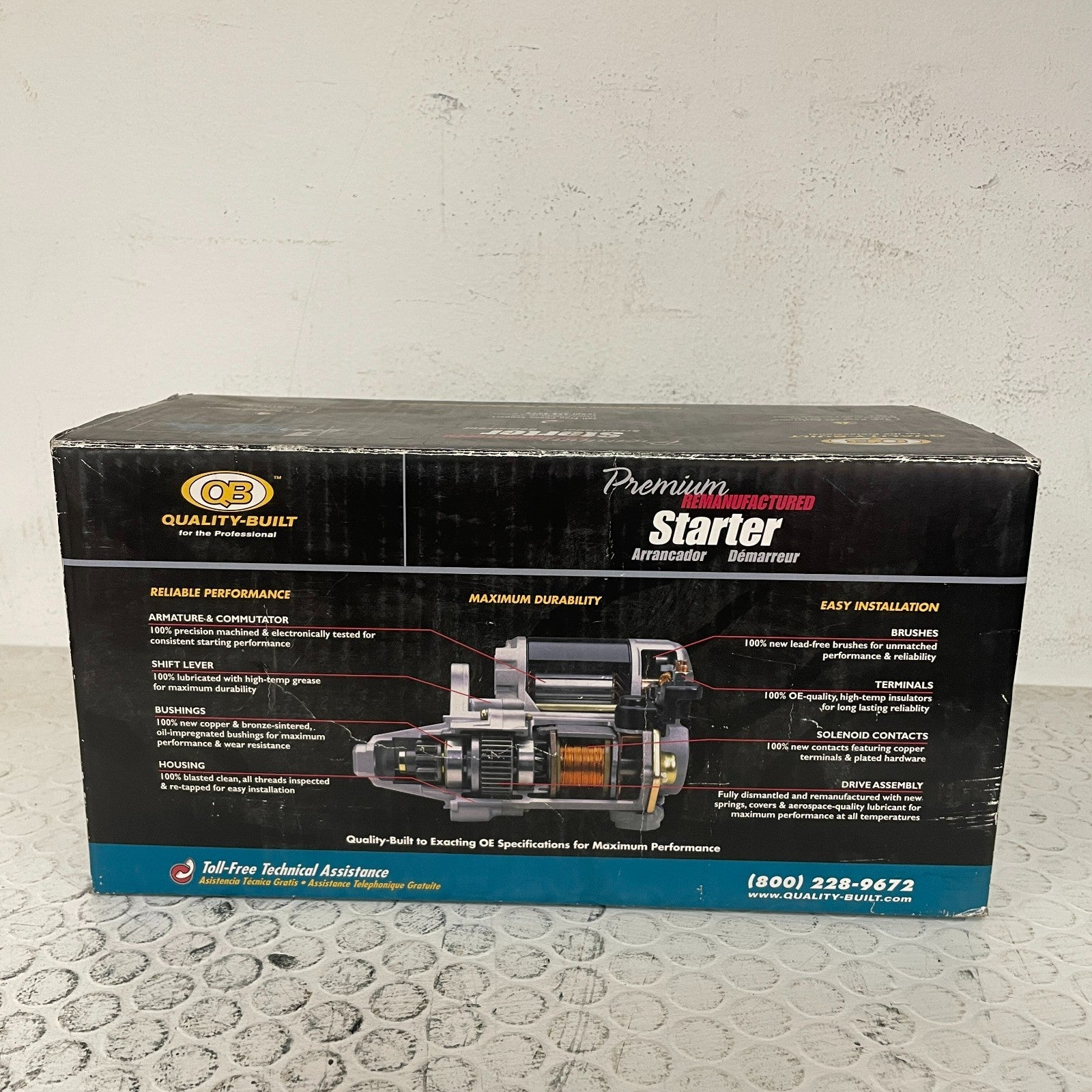 Quality-Built 17897 Starter Motor Remanufactured 12V
