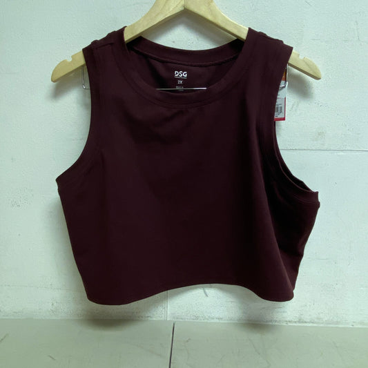 DSG X TWITCH + ALLISON Womens High Neck Fashion Tank Top Shirt Wine Tasting