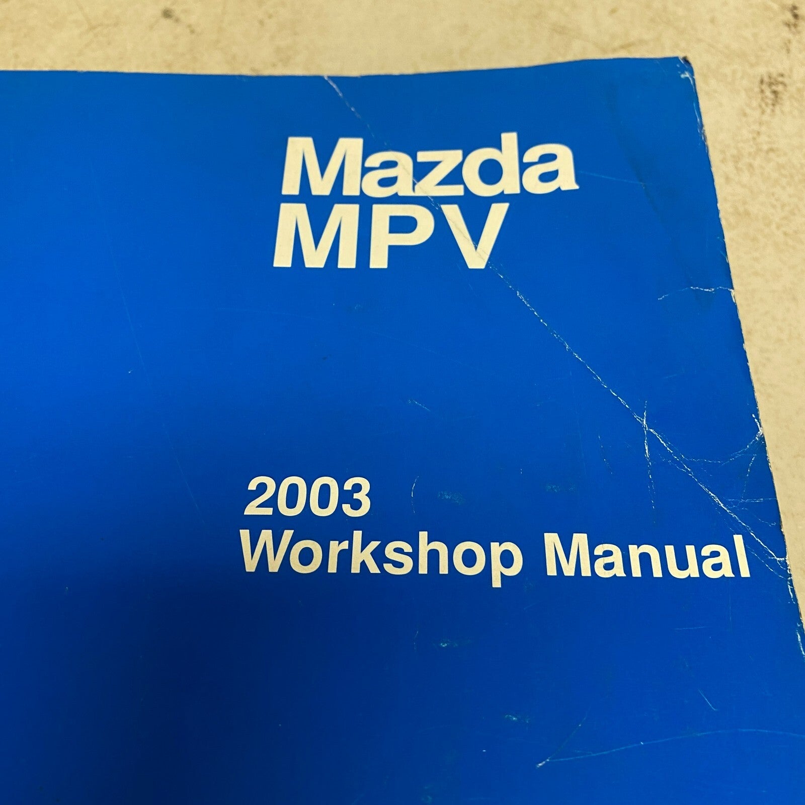 Mazda MPV 2003 Workshop Manual 9999-95-038B-03 , #577-1CP