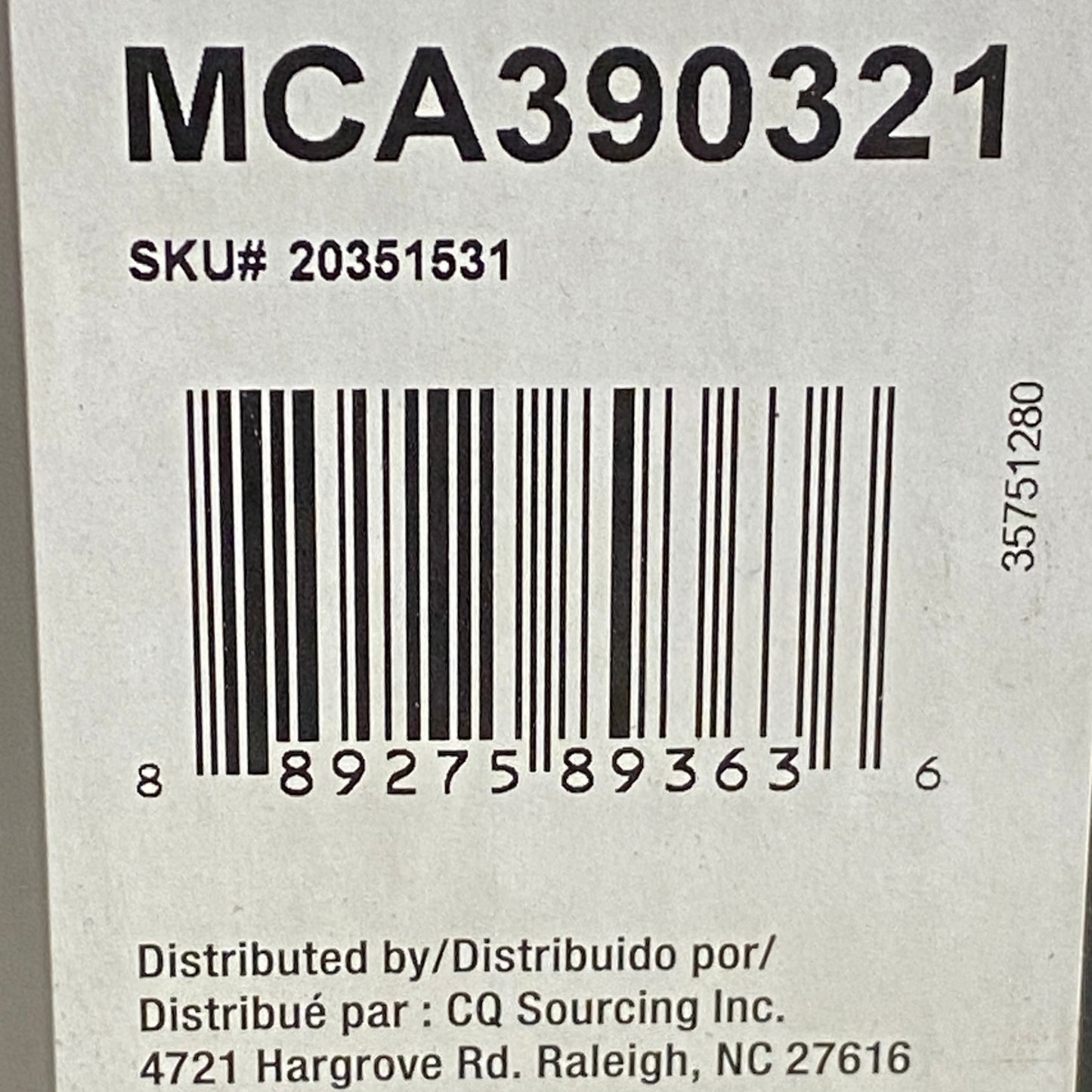 CARQUEST MCA390321 Brake Master Cylinder 1.25" Gray Aluminum w/ Reservoir
