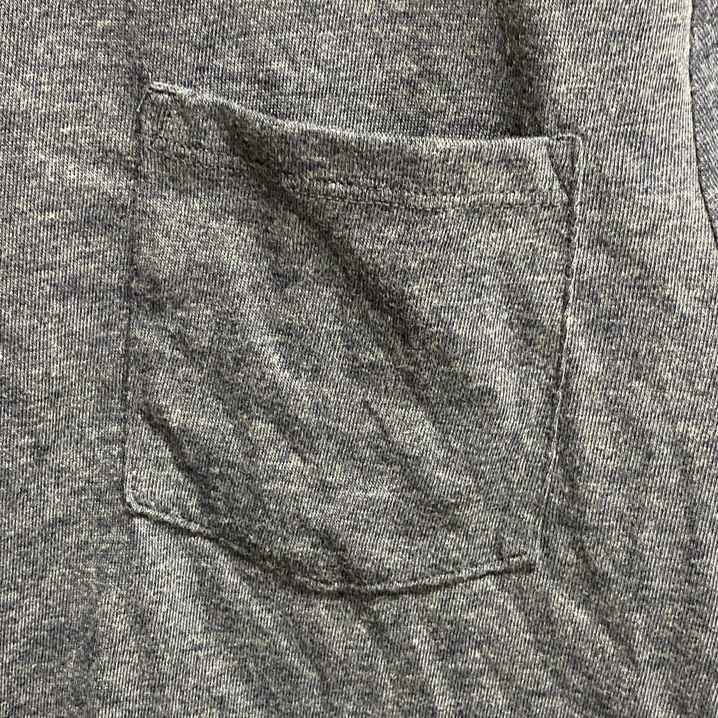 DSG Mens HTR Cotton Basic Short Sleeve Tee University Navy Heather DAM11903H