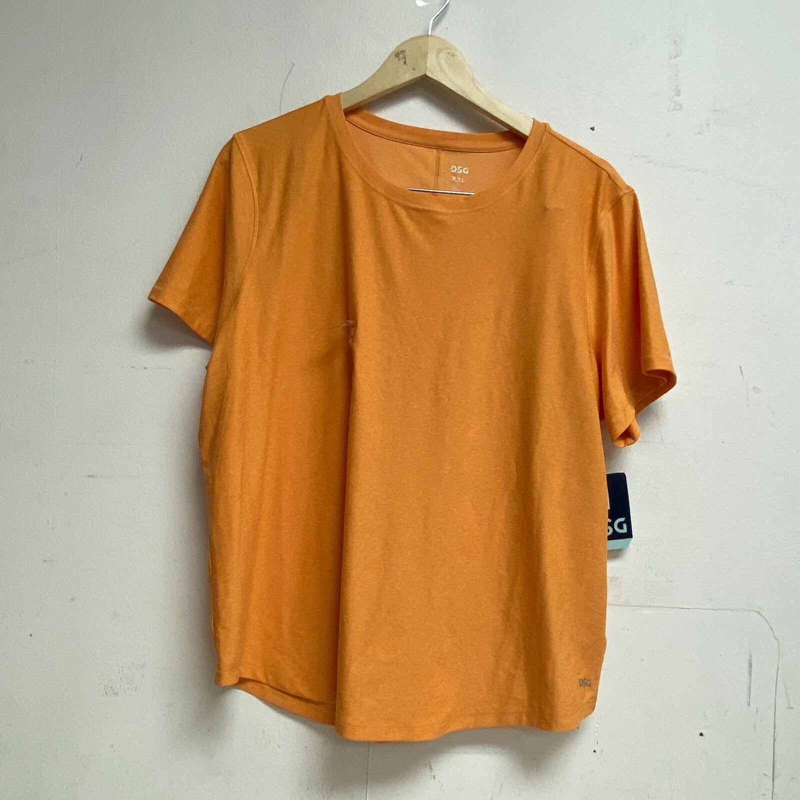 DSG Women's Movement Relaxed Short Sleeve Tee Light Orange Heather DAW13316H