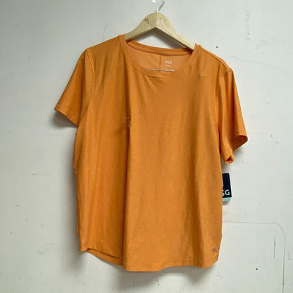 DSG Women's Movement Relaxed Short Sleeve Tee Light Orange Heather DAW13316H