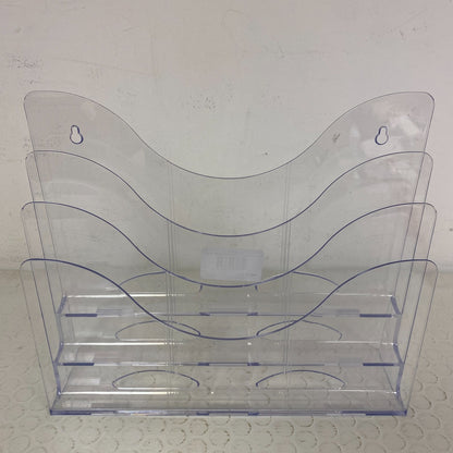 Deflect-O 3-Tier Clear Document Organizer w/6 Dividers 14″x11.5″