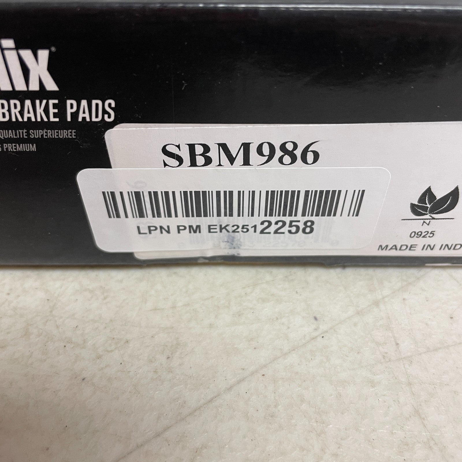 Bendix Premium SBM986 Rear Brake Pads for Mercedes-Benz C E S CL CLS SL Models