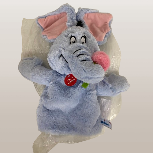 Aurora Dr. Seuss 13″ Horton Blue Hand Puppet Plush – SKU 15963