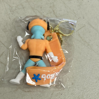 New Assorted Silicone SpongeBob SquarePants Keychain With Squidward Accessory