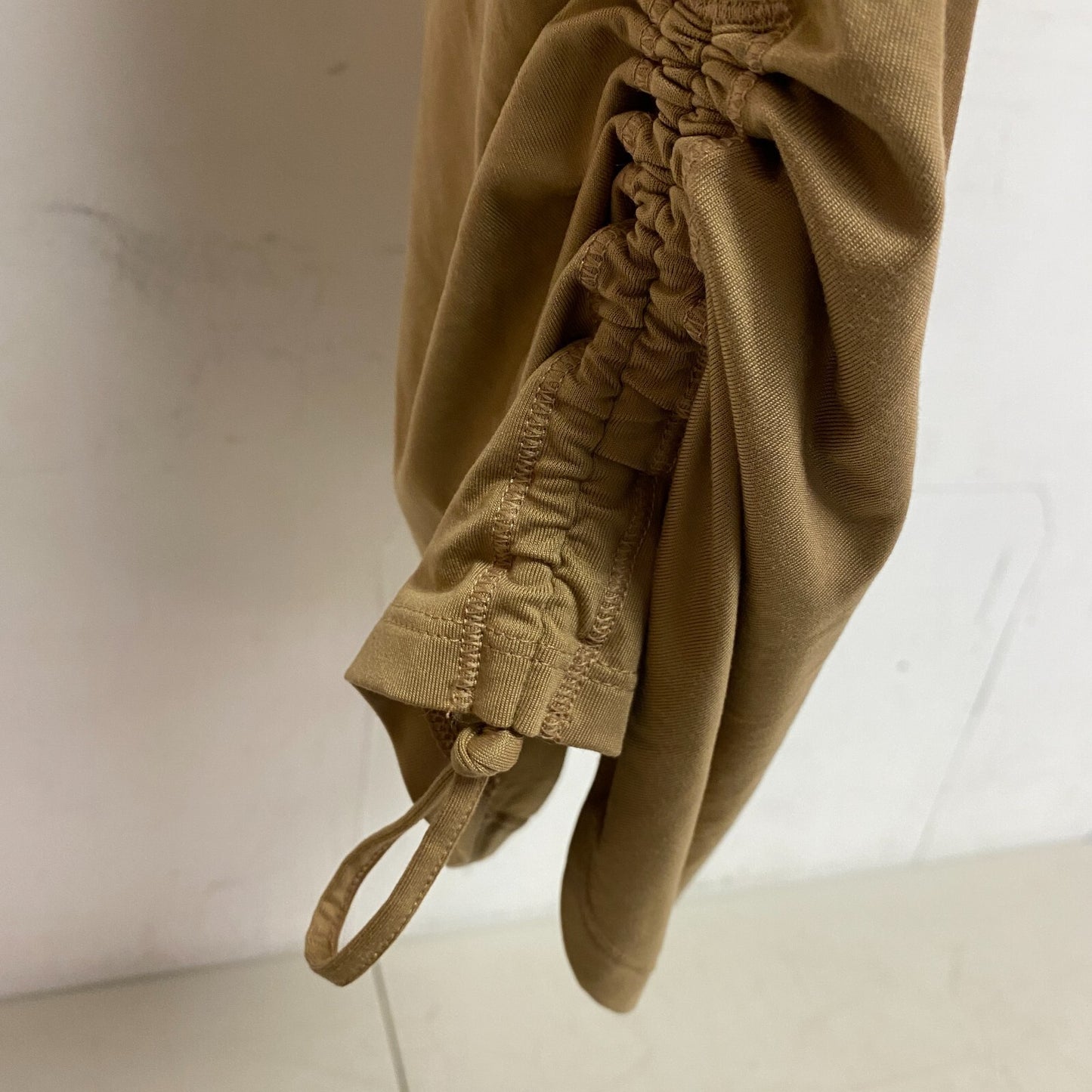 DSG Women's Movement Relaxed Fit Side Rouched Tank Top Sahara Sand DAW22309