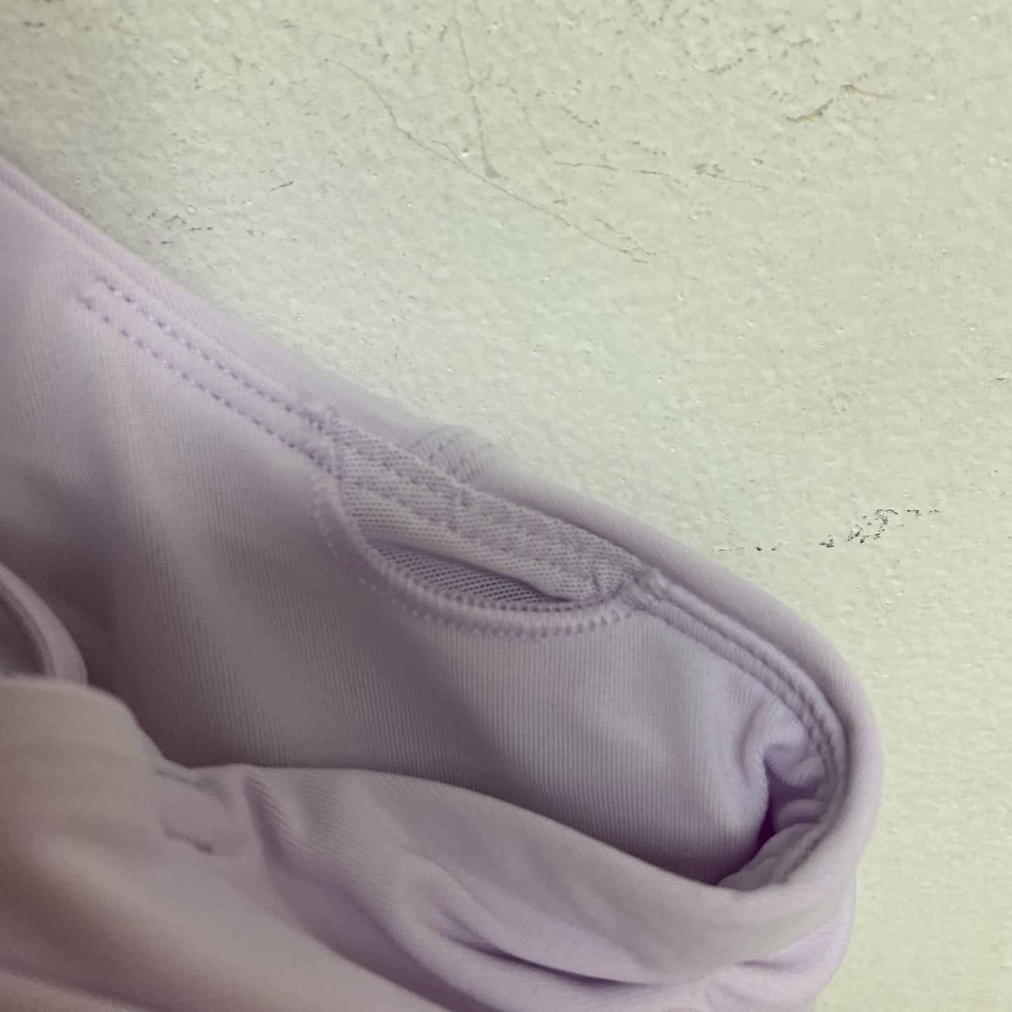 Calia Women's Swim Collection Strappy Back Racerback Bikini Top Blooming Lilac