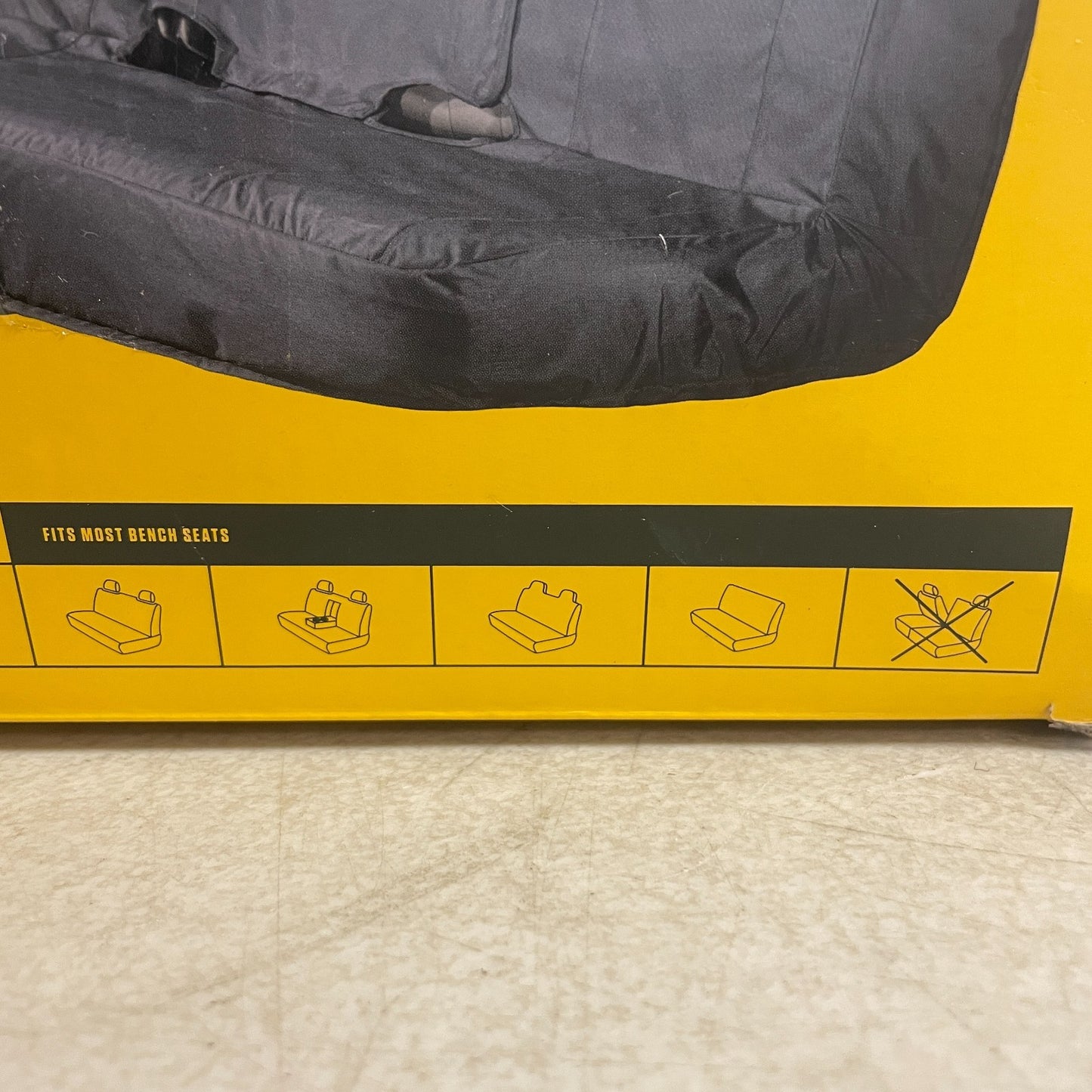 Carhartt Universal Fitted Bench Seat Cover Nylon Duck Canvas Gravel Gray