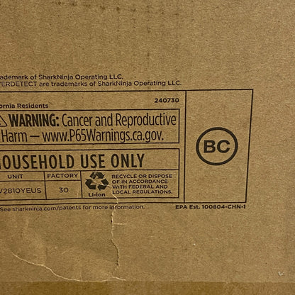 Shark AV2810YS PowerDetect NeverTouch Self- Empty Robot Vacuum & Mop New