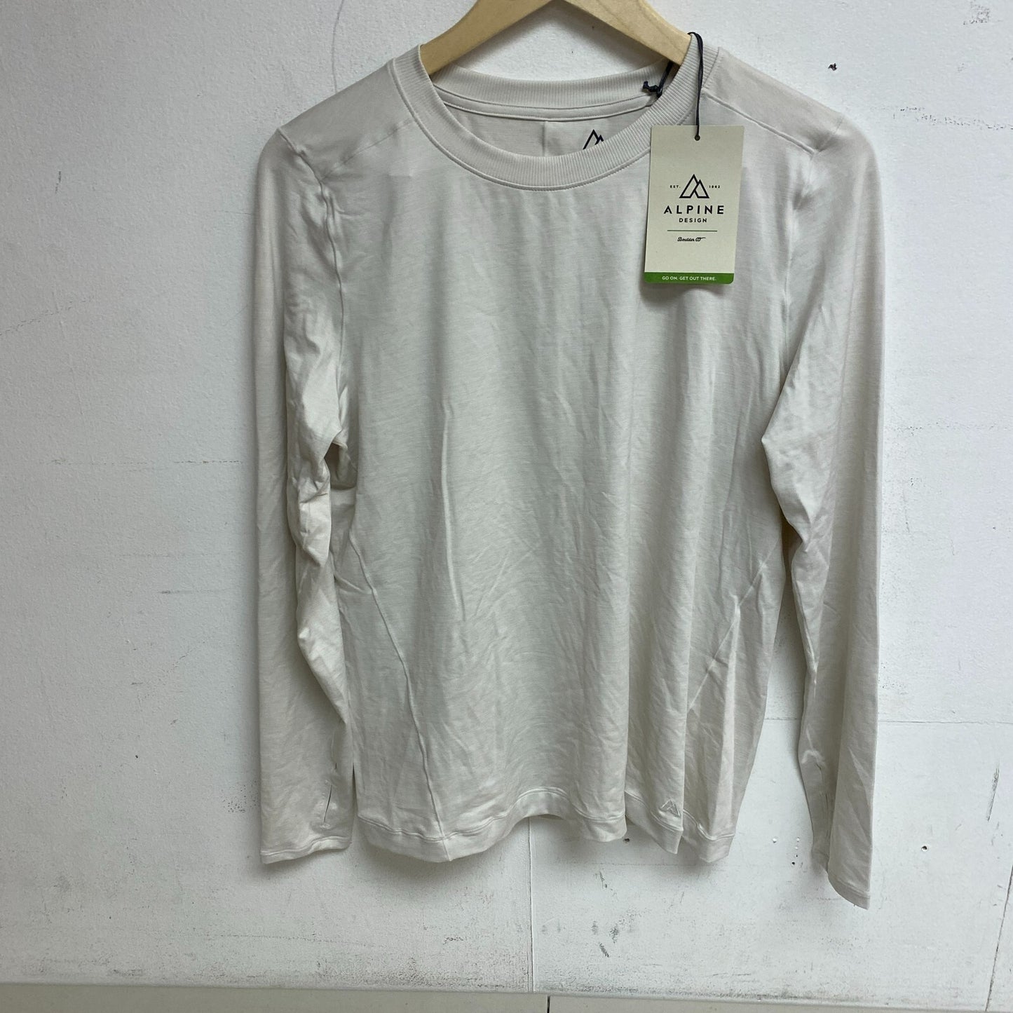 Alpine Design Women's AD Field Knit Long Sleeve Soft White Heather ADW23100H