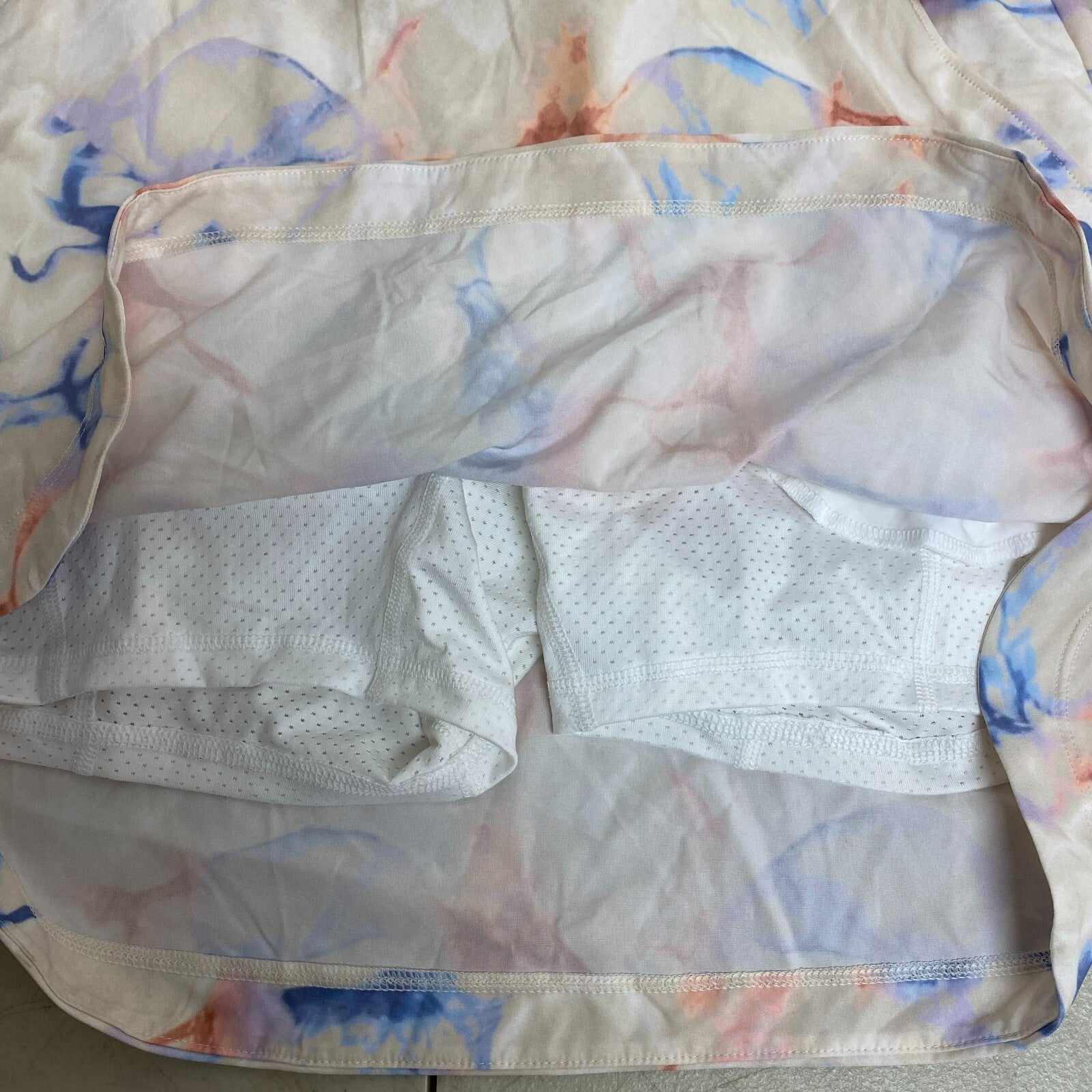 Calia 16" Length Birdie Athletic Skort MULTI AQUATIC CORAL PRINT WCG17020PS23