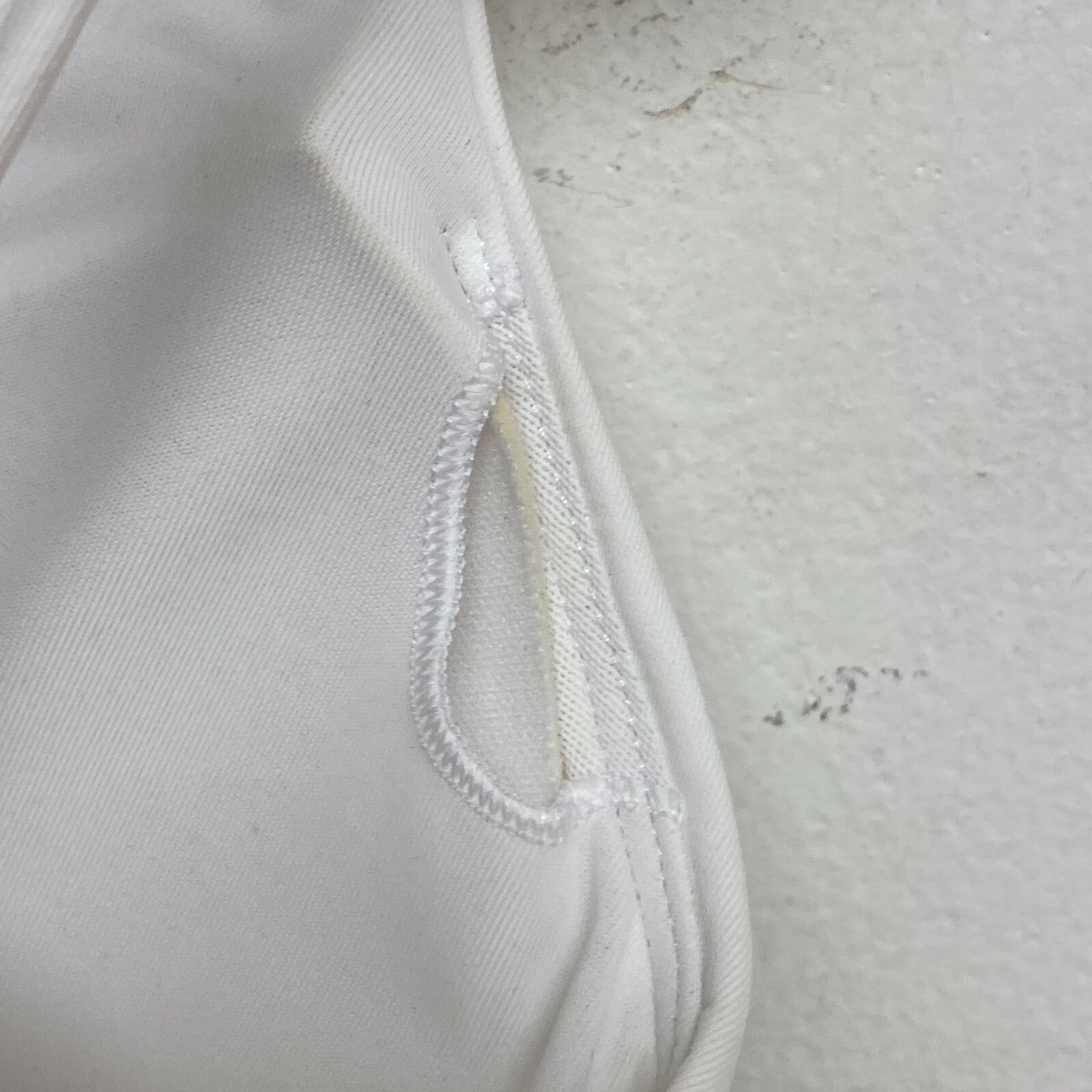 Calia Women's Low Support Triangle Bikini Top Pure White WSA23201 Brand New!