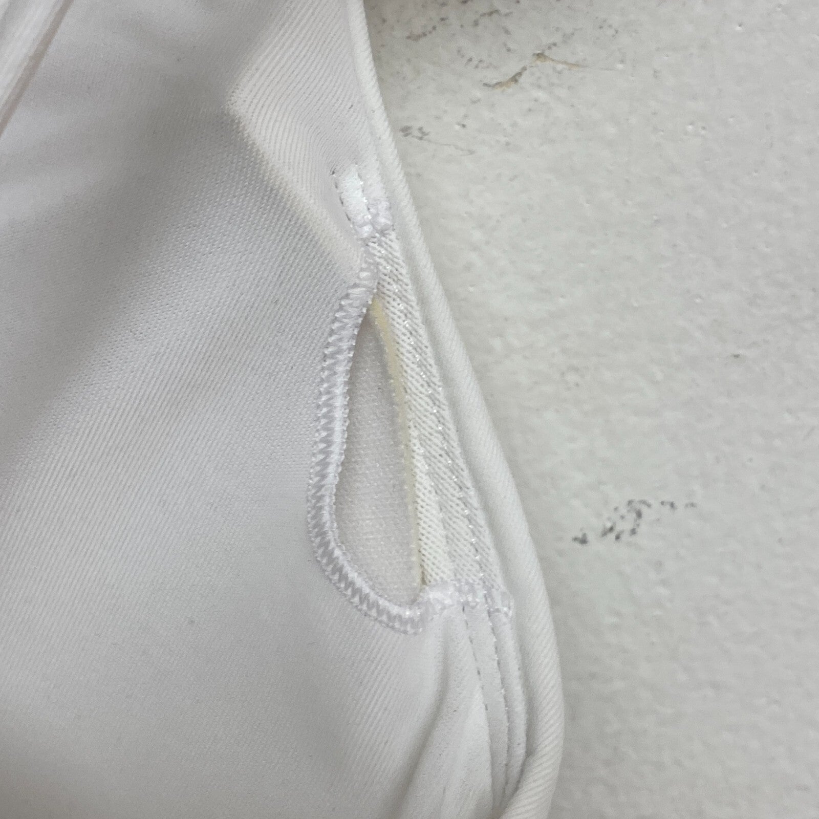 Calia Women's Low Support Triangle Bikini Top Pure White WSA23201 Brand New!
