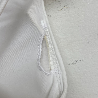 Calia Women's Low Support Triangle Bikini Top Pure White WSA23201 Brand New!