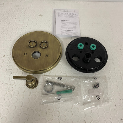 Signature Hardware Greyfield Simple Select 2‑Way Pressure‑Balance Shower Trim...