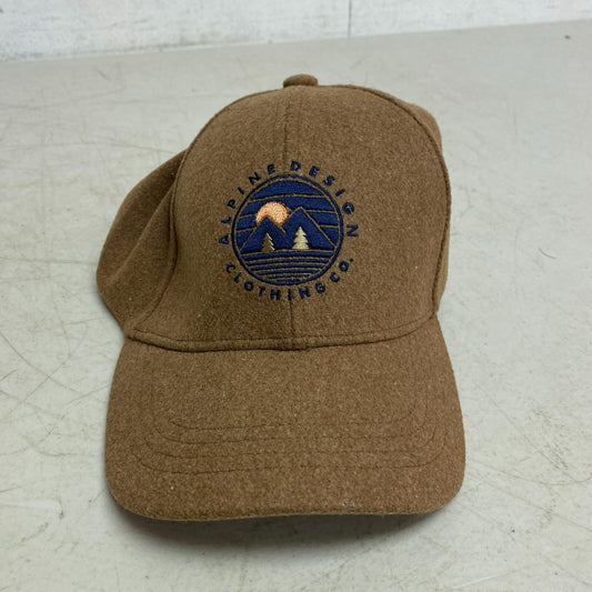 Alpine Design Men's Faux Melton Patch Cap, Olive