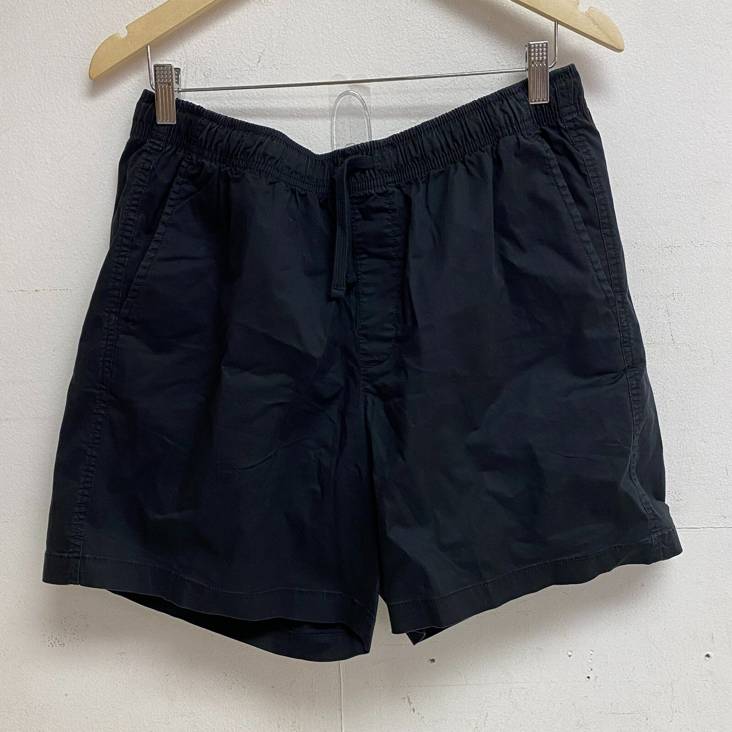 DSG Men's 6.5" Inseam Cotton Woven Shorts Pure Black Athletic Summer DAM13135