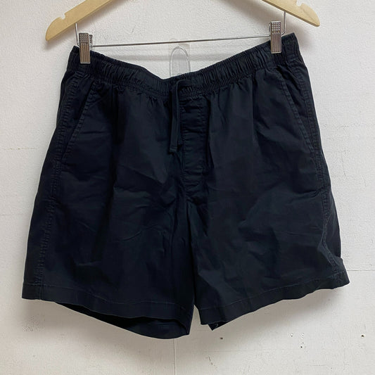 DSG Men's 6.5" Inseam Cotton Woven Shorts Pure Black Athletic Summer DAM13135