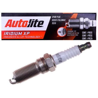 Autolite Iridium XP Spark Plug 0.6mm Fine-Wire 14mm Flat Seat 2 Pack XP5224