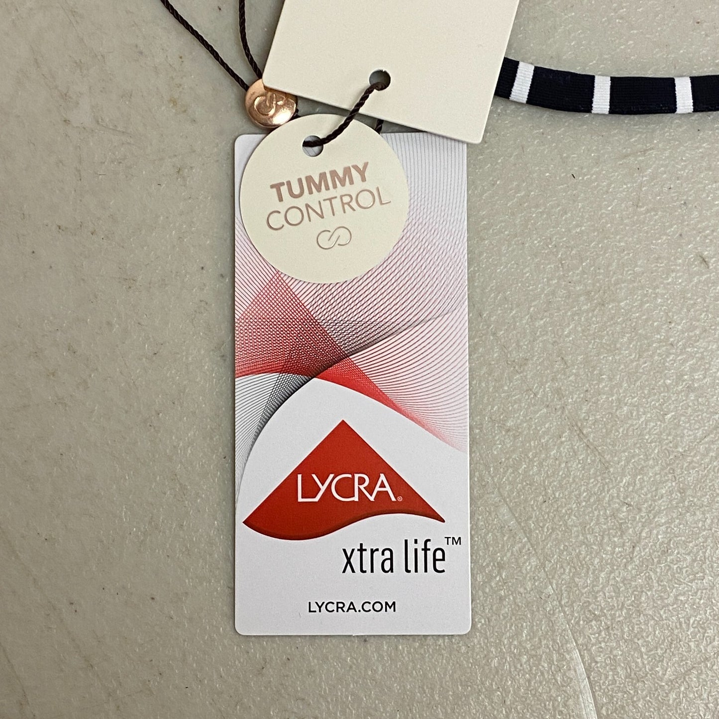 Calia Women's Shirred V Front Mid Rise Bottom Stripe Black WSA23415PRT New!