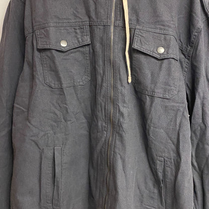 Mutual Weave Men's mid-weight Shirt Jacket Size XXL Color Black Iron Marl