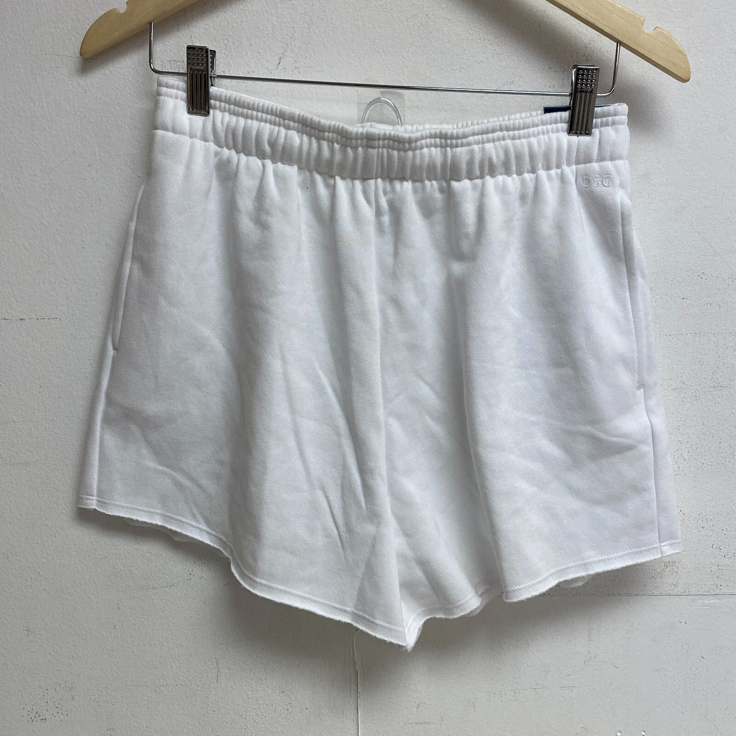DSG Women's 3 in Relaxed Boyfriend Fleece Shorts Pure White DAW11431Z