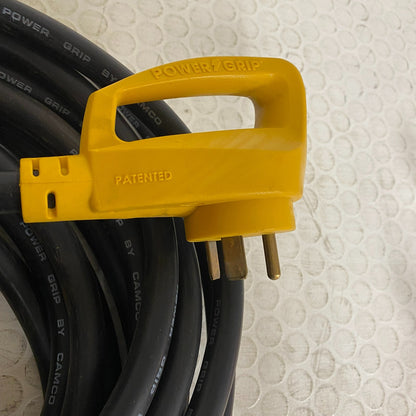 Camco 55197 PowerGrip Extension Cord 30 Amp 50 Ft RV Camper Trailer Generator