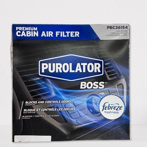 Purolator BOSS Premium Cabin Air Filter with Febreze Freshness PBC36154