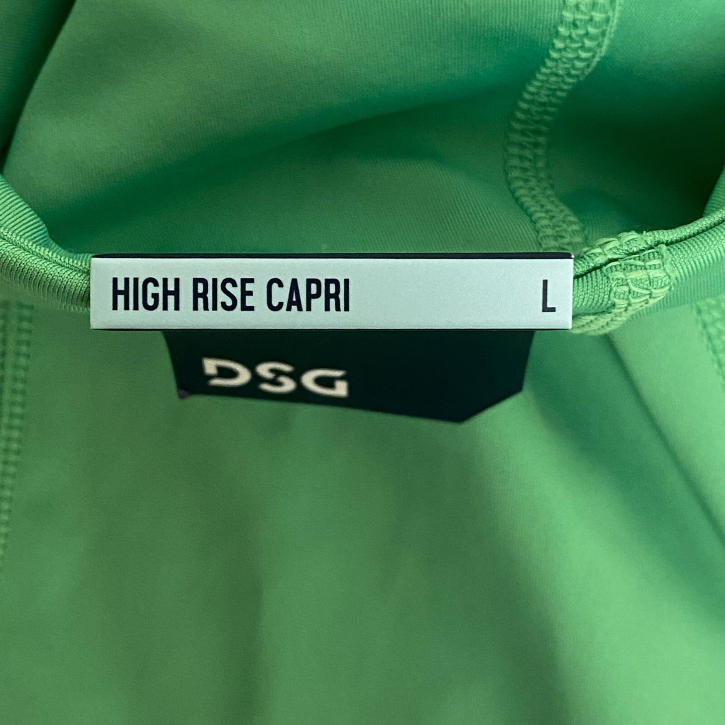 DSG Womens Run Capri Tight Slime Green Solid Stylish Comfortable DAW21209Z