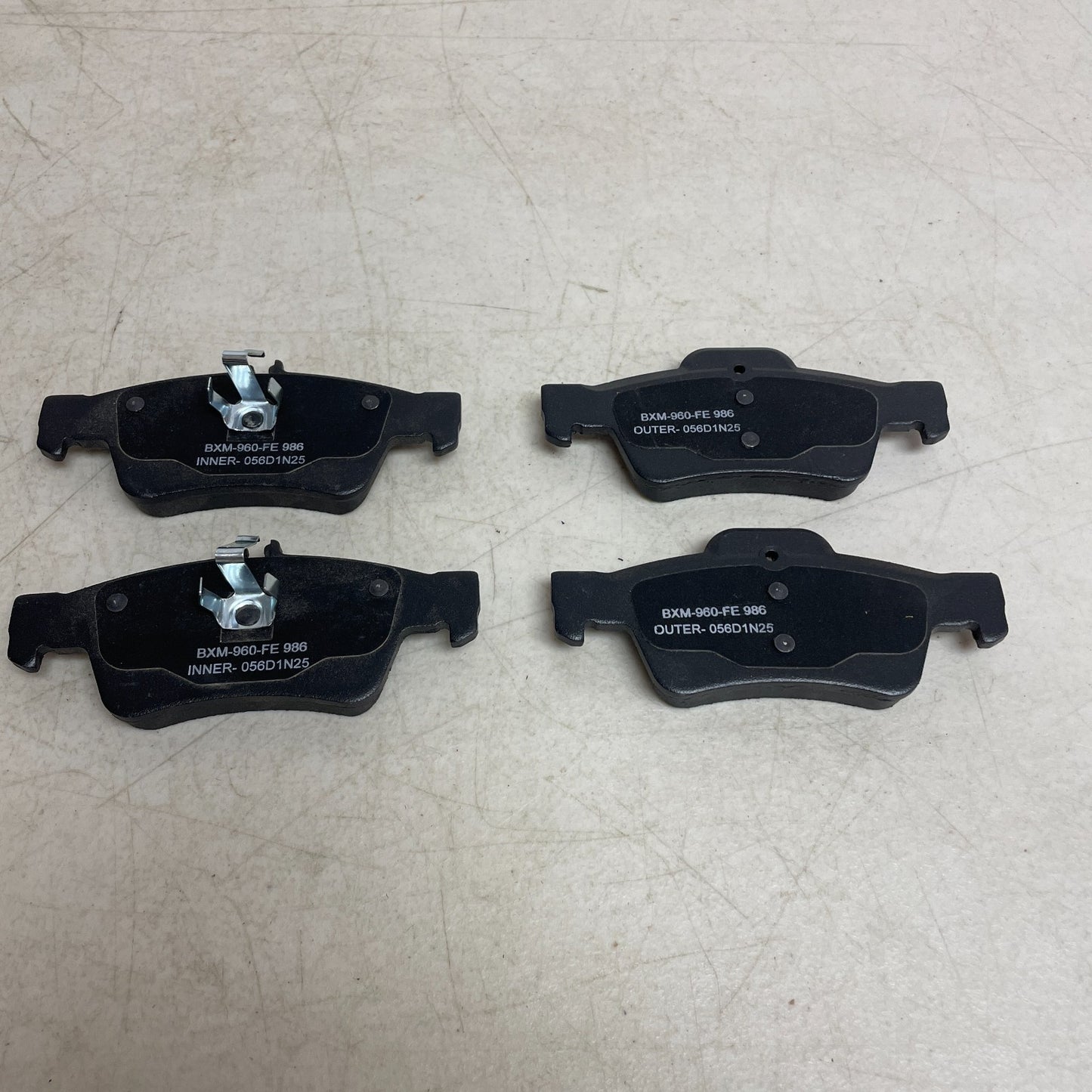 Bendix Premium SBM986 Rear Brake Pads for Mercedes-Benz C E S CL CLS SL Models