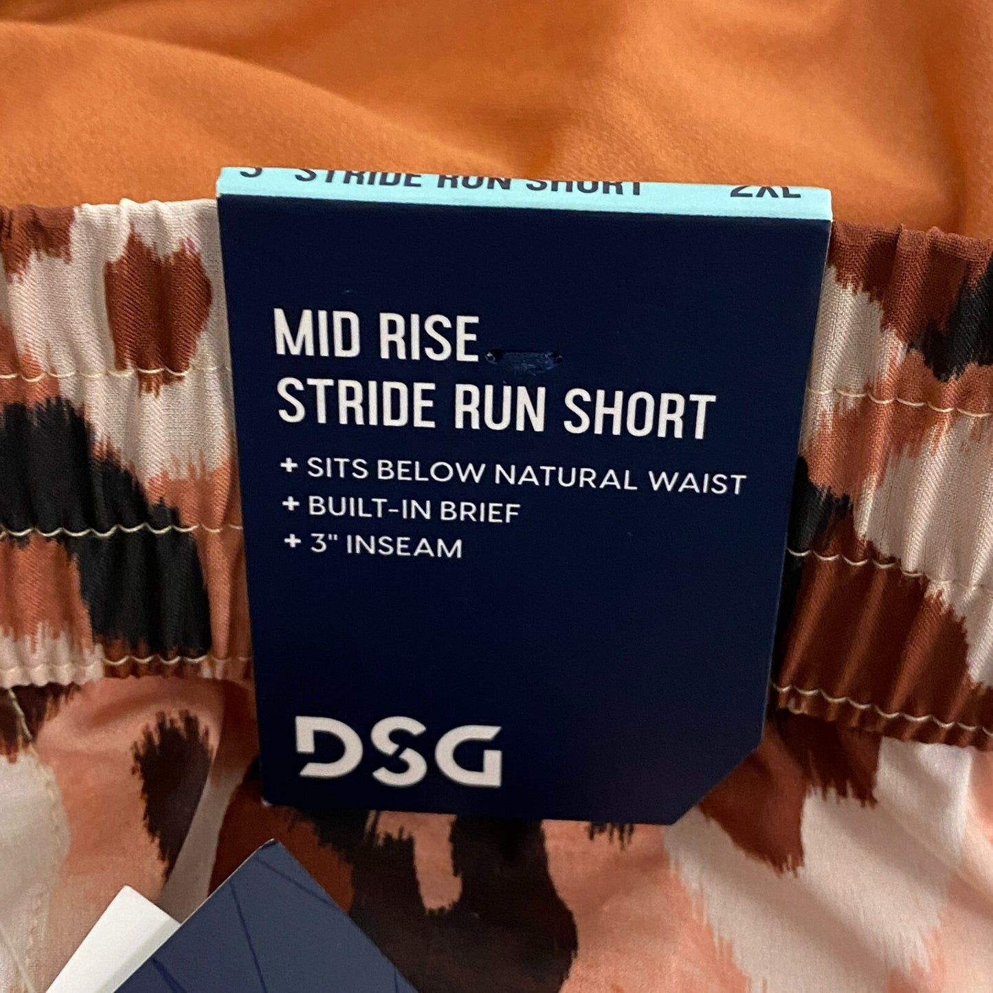 DSG Women's 3 in Stride Run Shorts Painted Leopard Grounded DAW39320APRTZ