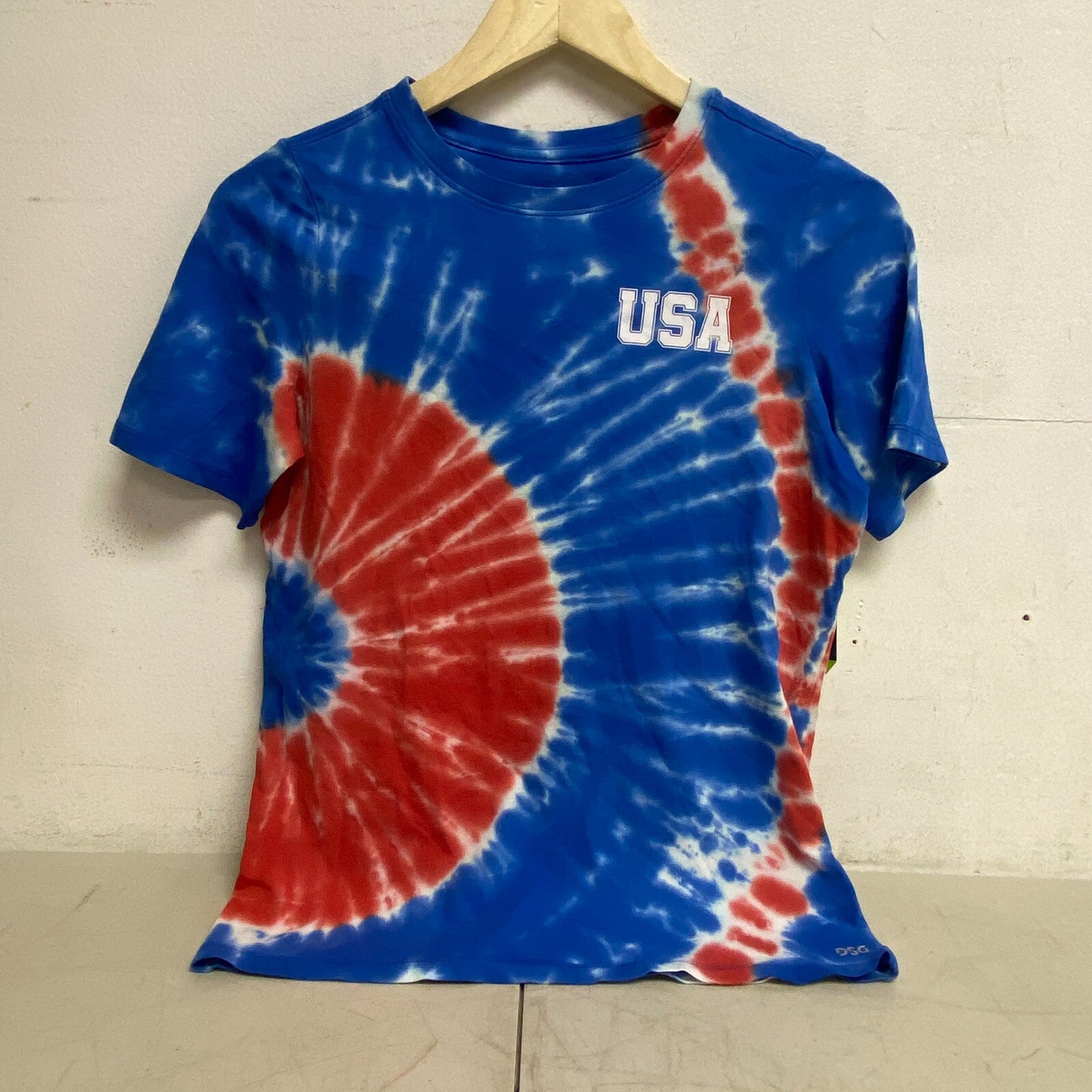 DSG Boy's SS tie-dye Relaxed Fit graphic tee Tru Scar /Bl Bla Sun Ry Td DAB12100