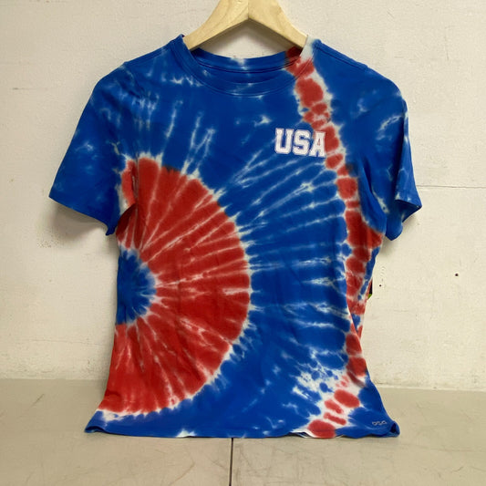 DSG Boy's SS tie-dye Relaxed Fit graphic tee Tru Scar /Bl Bla Sun Ry Td DAB12100