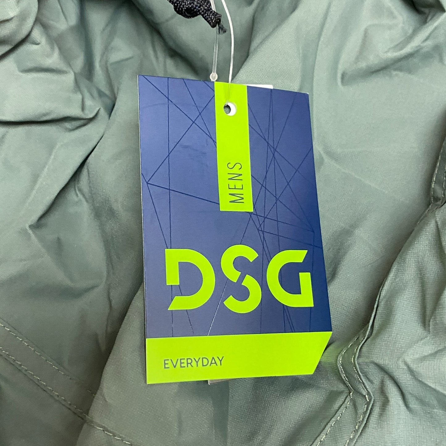 DSG Mens Woven Jacket Olive Clay Zip Solid DAM12602VC