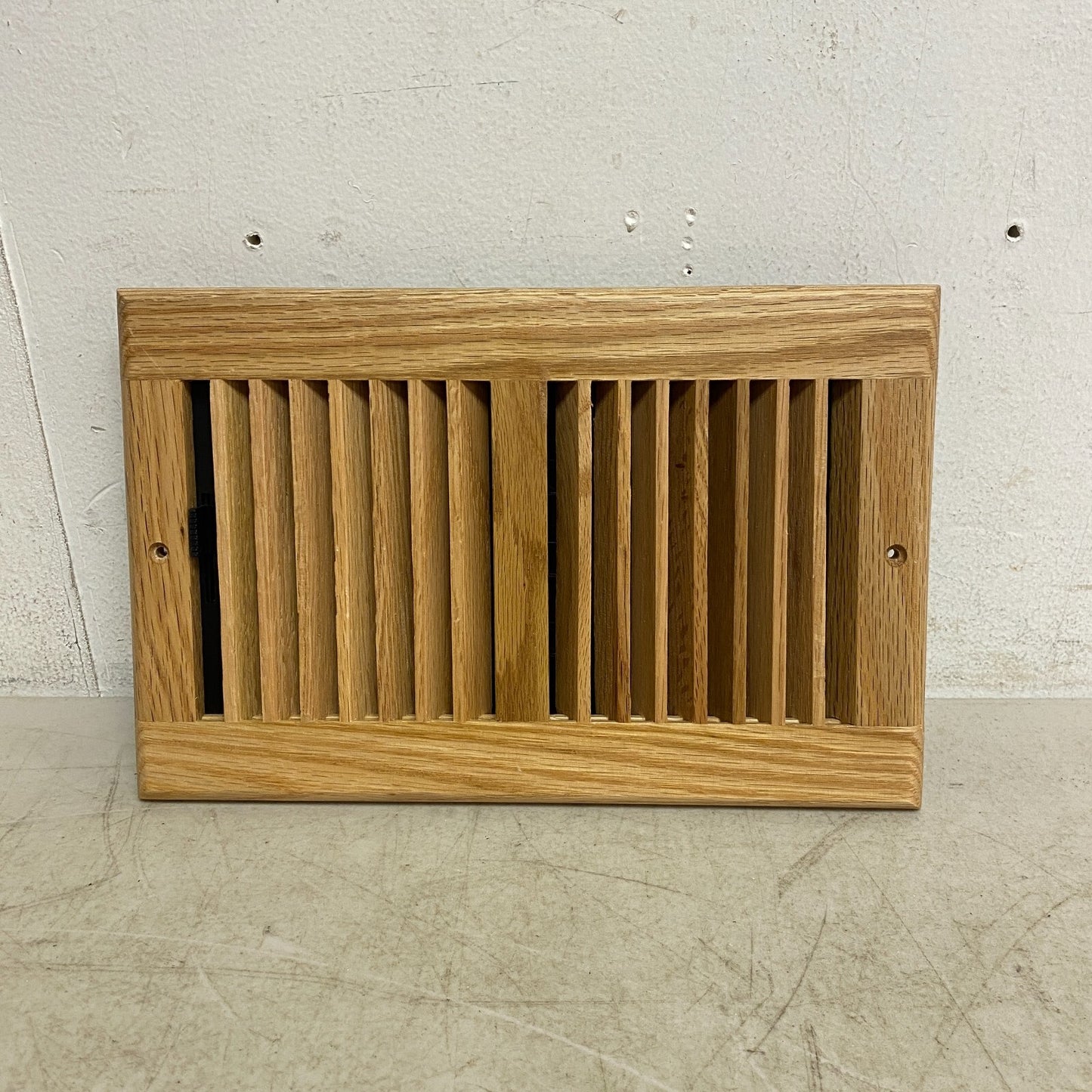 allen + roth 10-in x 6-in 2-way Oak Light Oak Sidewall/Ceiling Register 73005